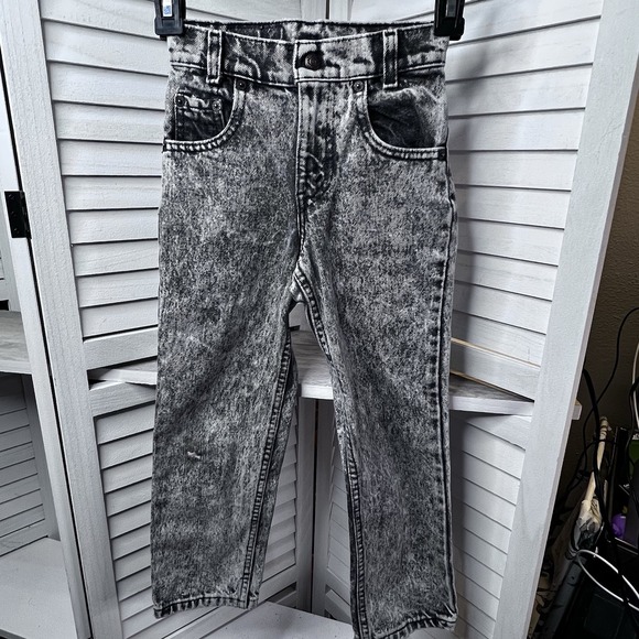Levi's Other - Vtg 80s Levi's 505 Boys Jeans Acid Wash Gray Size‎ 8 USA Made RARE HTF
